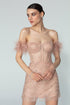 Low-Rise Shoulder Straps Mini Dress
